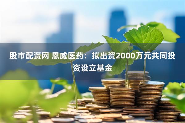 股市配资网 恩威医药：拟出资2000万元共同投资设立基金
